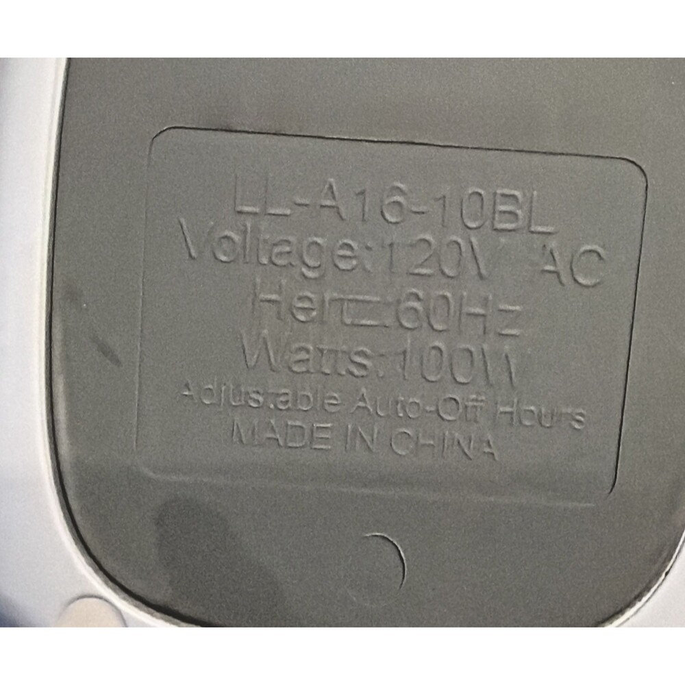 Brookstone Heated Electric Blanket Controller LL-A16-10BL Remote Power Cord - Picture 3 of 4